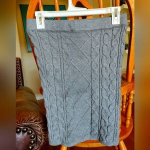 Akira knit skirt, gray, large